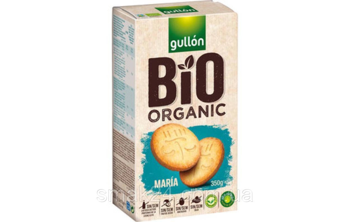 Печенье органическое без аллергенов Gullon Bio Organic Maria 350 г Испания