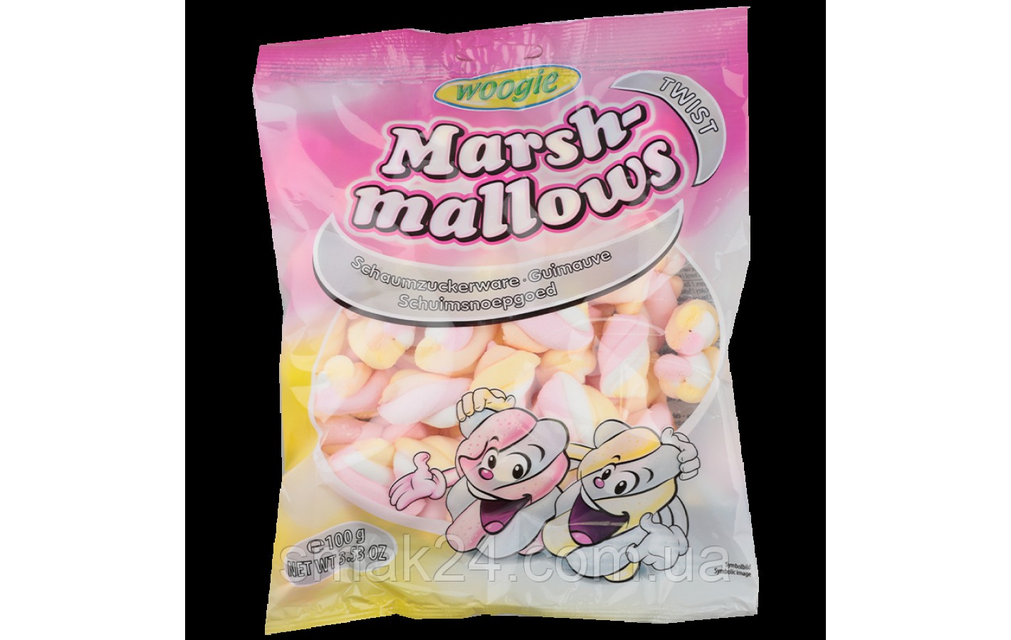 Зефир Маршмэллоу Завиток Woogie Marsh-Mallows Twist 100г Австрия