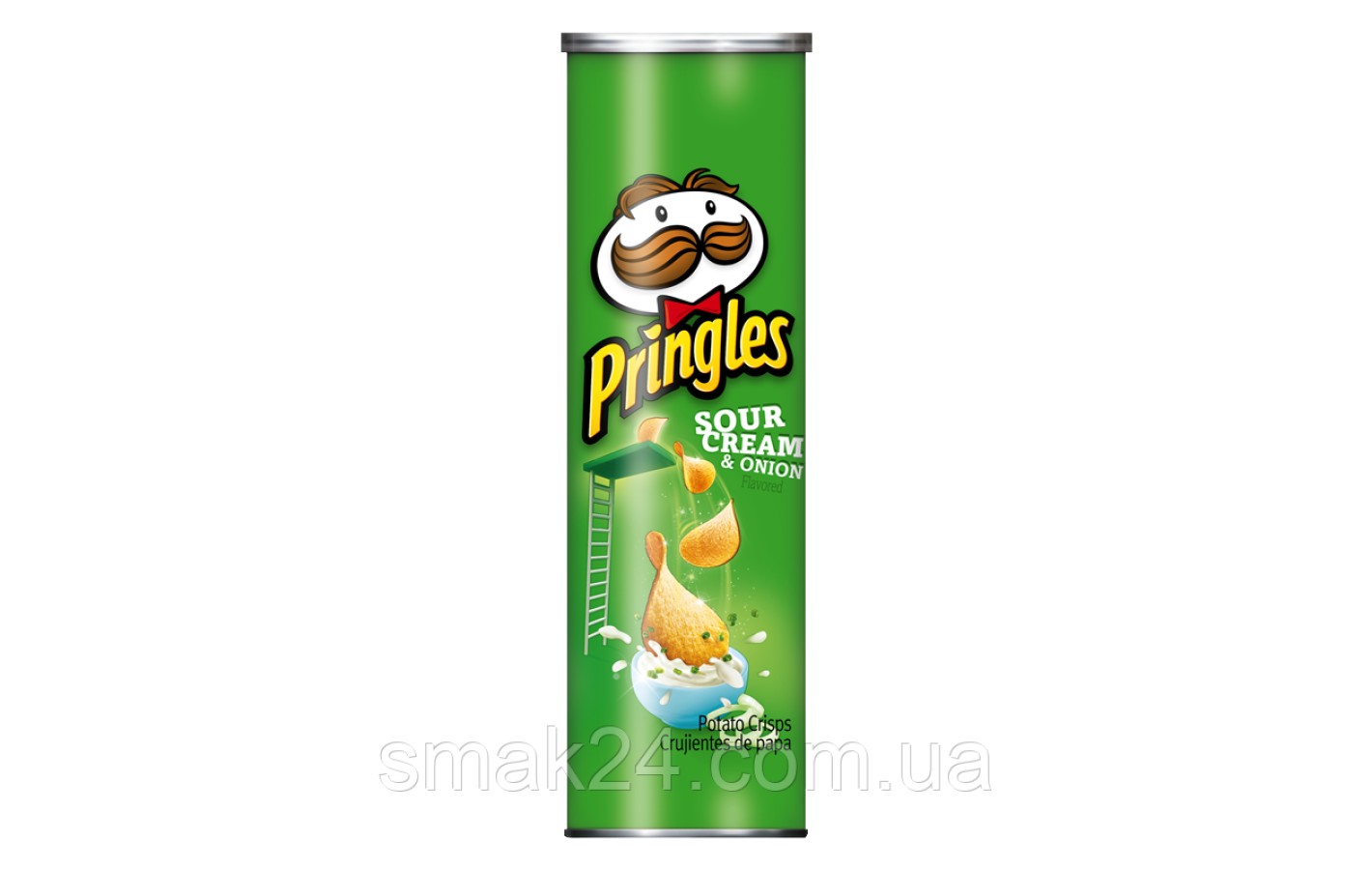 Чипси сметана та зелена цибуля Pringles Sour cream&Conion,200 г