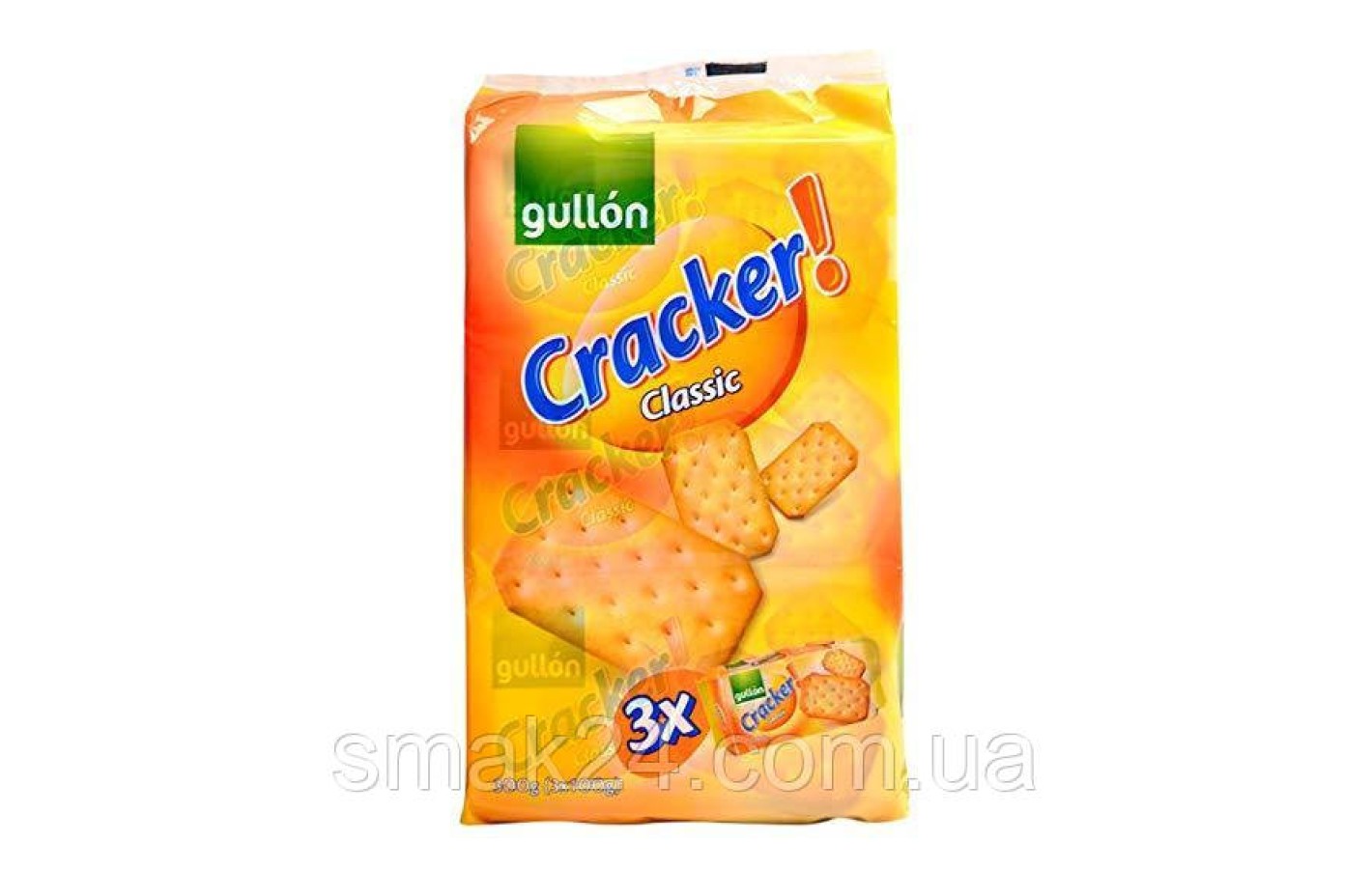 Печенье крекер  высокоолейновое Cracker Classic Gullon, 300г. (3х100г) Испания