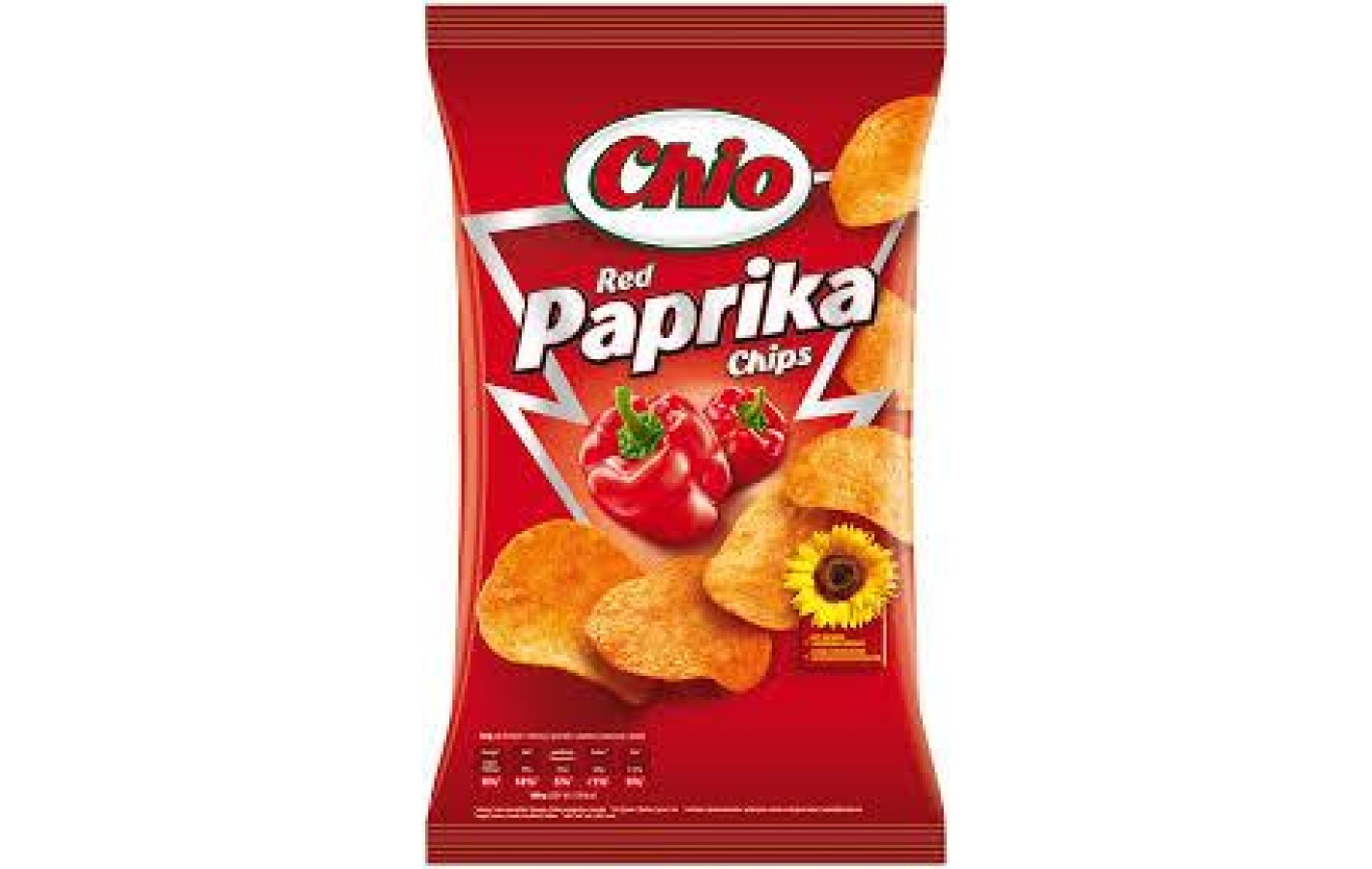 Чіпси з паприкою Chio Red Paprika Chips 125г Німеччина