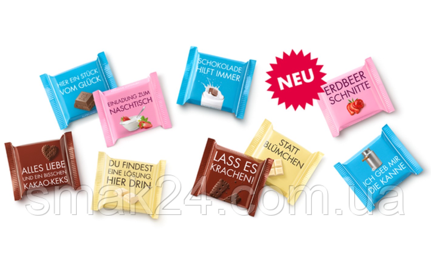 Набор мини-шоколада Ritter Sport Mini Schokospruche 150 г. Германия