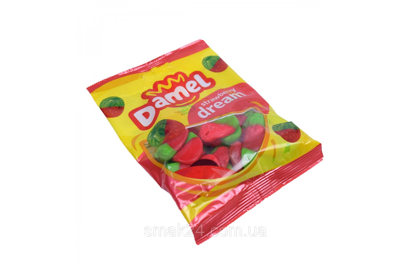 Желейні цукерки БЕЗ ГЛЮТЕНУ Damel Strawberries Dream (полунична мрія)) Іспанія 100г
