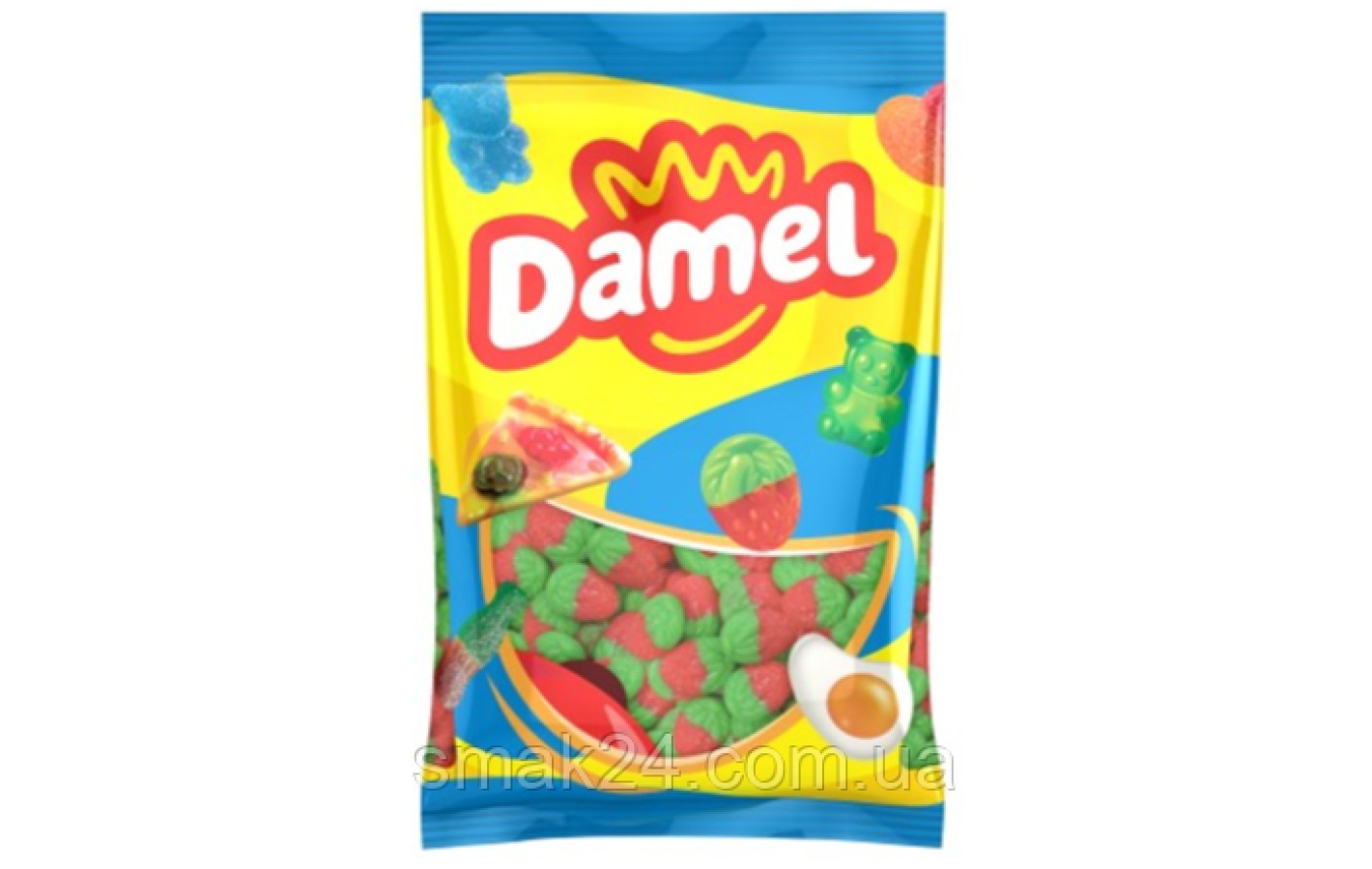 Желейні цукерки БЕЗ ГЛЮТЕНУ Damel Strawberries Dream (полунична мрія)) Іспанія 100г