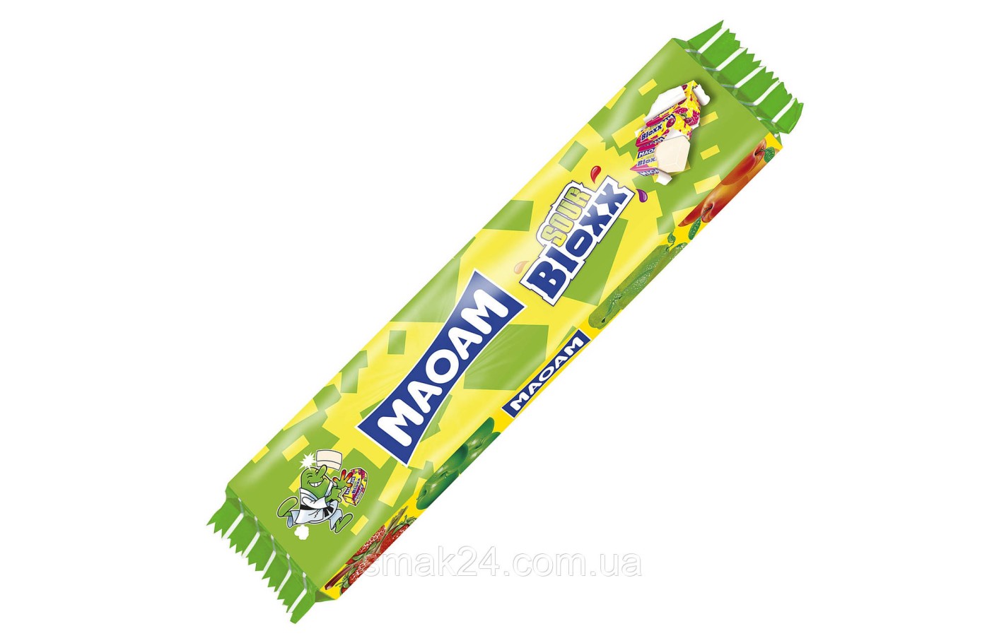 Жувальні цукерки Haribo Maoam Bloxx sour 220г (10х22г) Німеччина