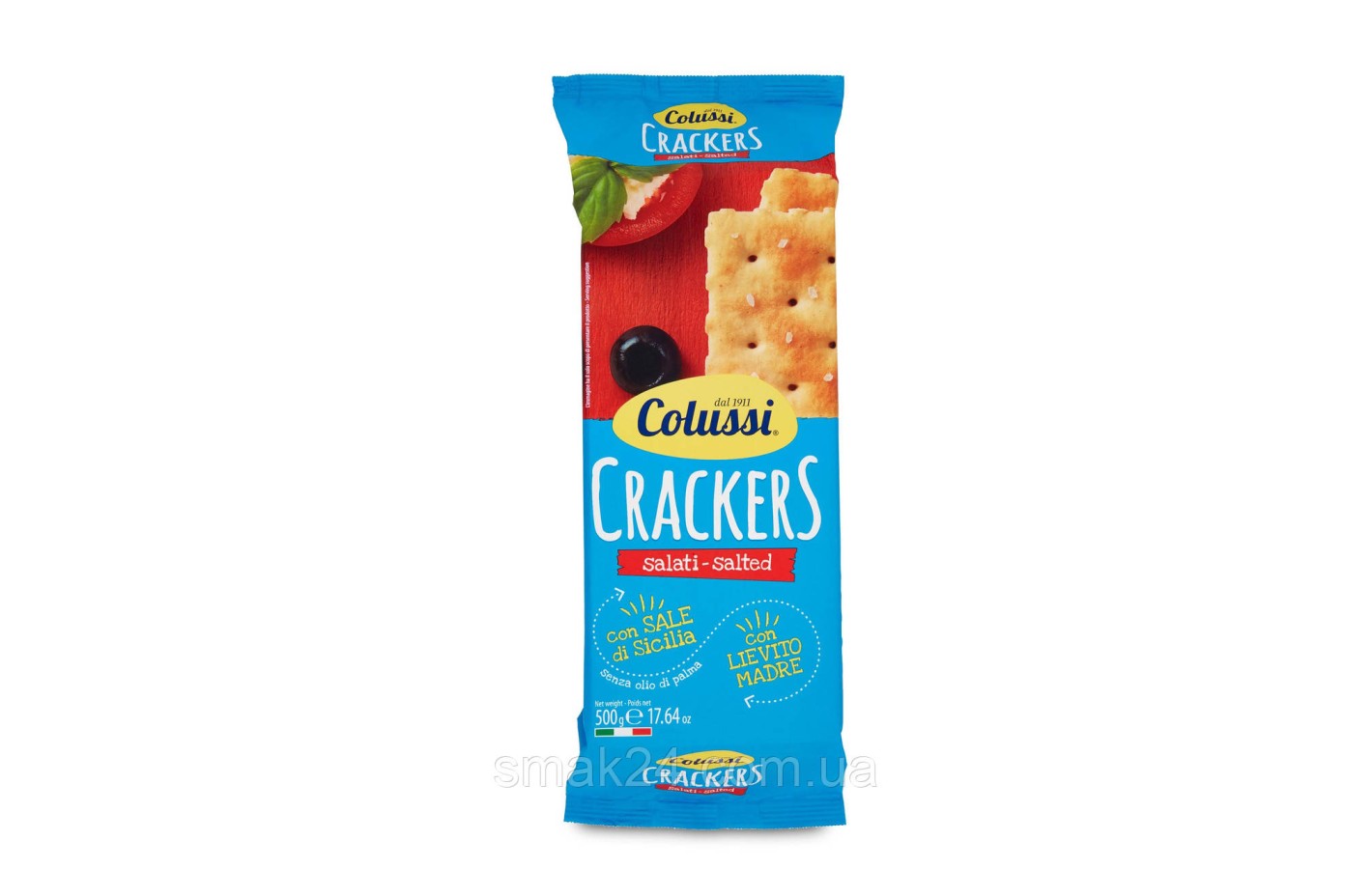 Крекери салатні солоні Colussі Crackers salati-salted 500г Італія