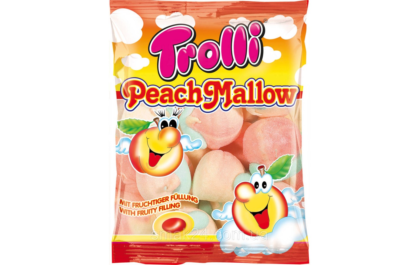 Маршмелоу Персиковий Trolli Peach Mallow 150 г Німеччина