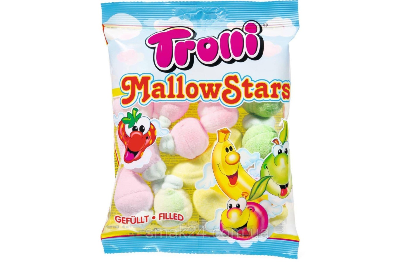 Маршмеллоу Зірки Мальви Trolli Mallow Stars150г Німеччина