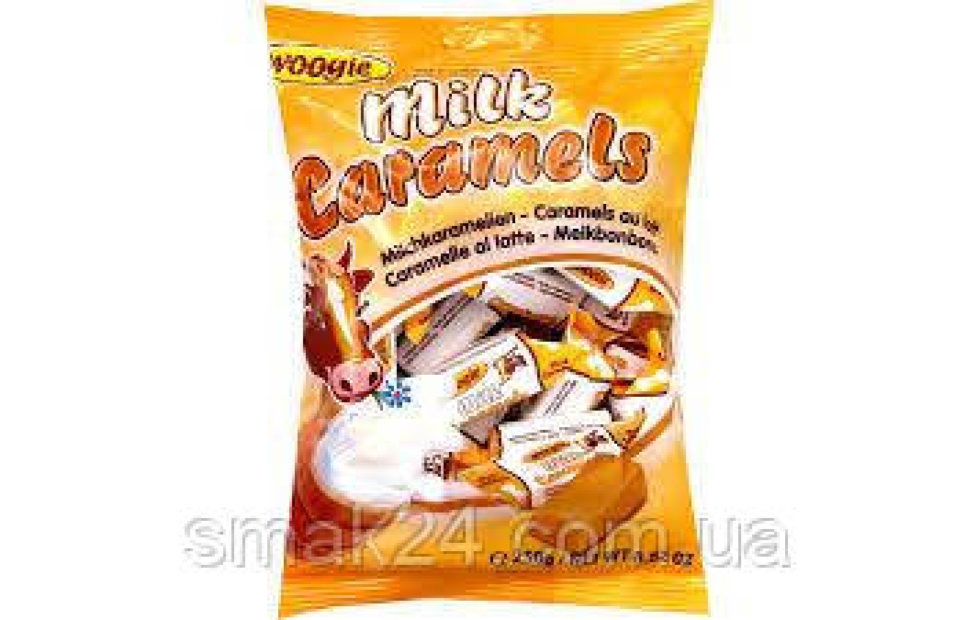Конфеты Milk  Caramels (молочная карамель Коровка) Woogie Австрия 250г