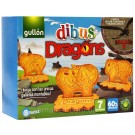 Печенье злаковое с витаминами Dibus Dragons Gullon  Испания 330г (8х37,5г)