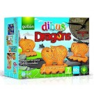 Печенье злаковое с витаминами Dibus Dragons Gullon  Испания 330г (8х37,5г)