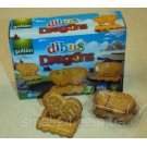 Печенье злаковое с витаминами Dibus Dragons Gullon  Испания 330г (8х37,5г)