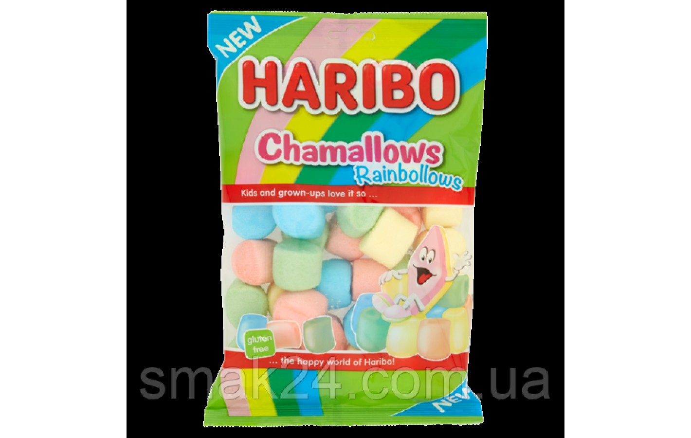 Зефир Маршмэллоу  Радужный Chamallows Rainbollows  Haribo 175 гБельгия