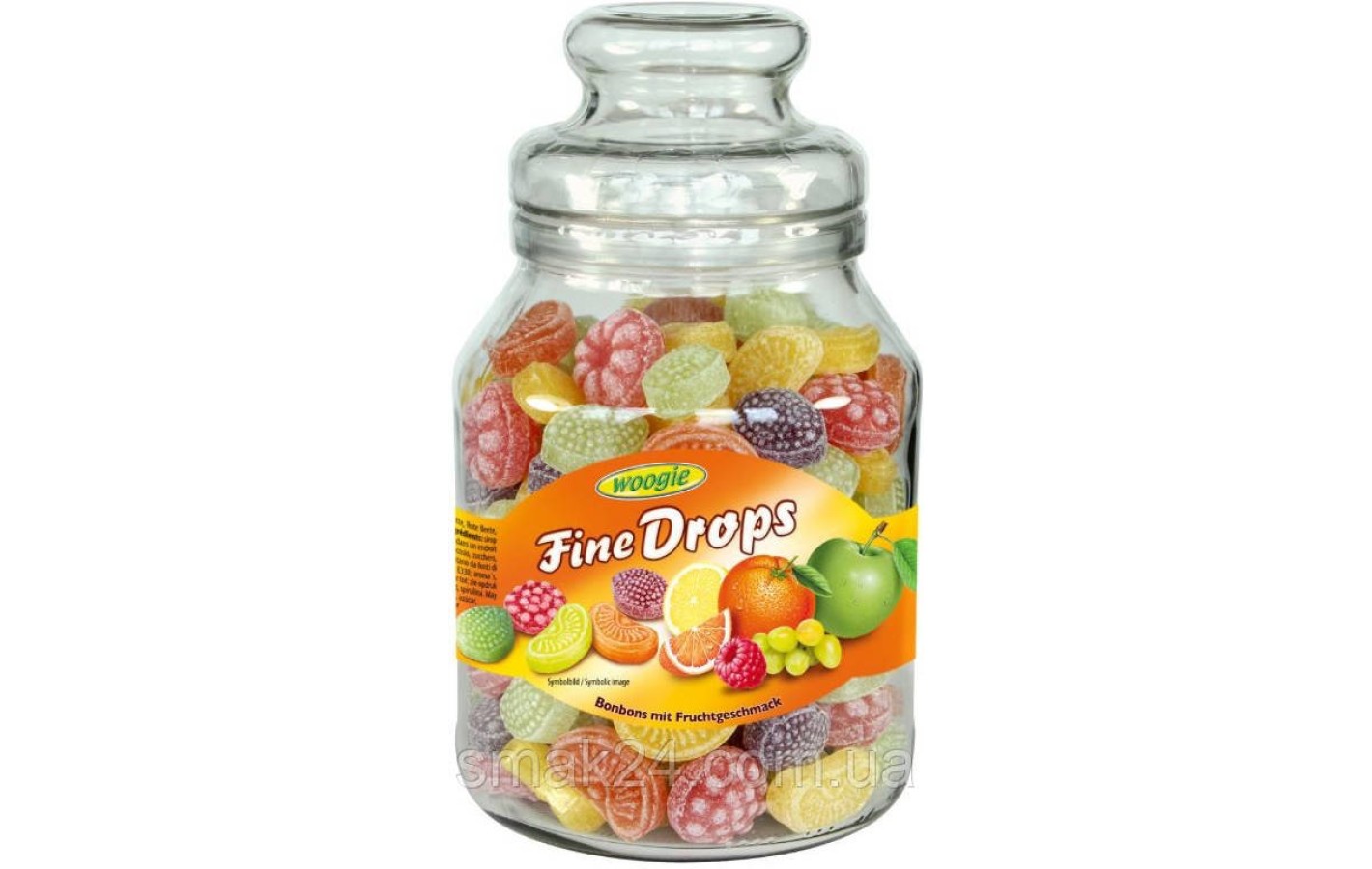 Леденцы (конфеты) Woogie Fine Drops (мелкие капли) микс фруктовый  Австрия 966г
