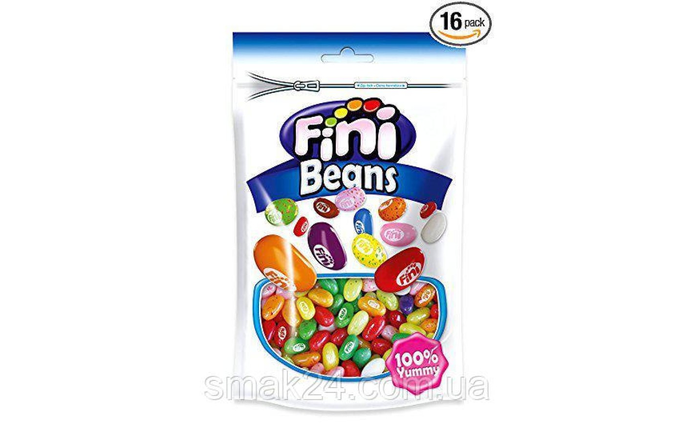 Желейні фасольки (цукерки-драже) без глютену Beans Fini (17 смаків) Іспанія 180г