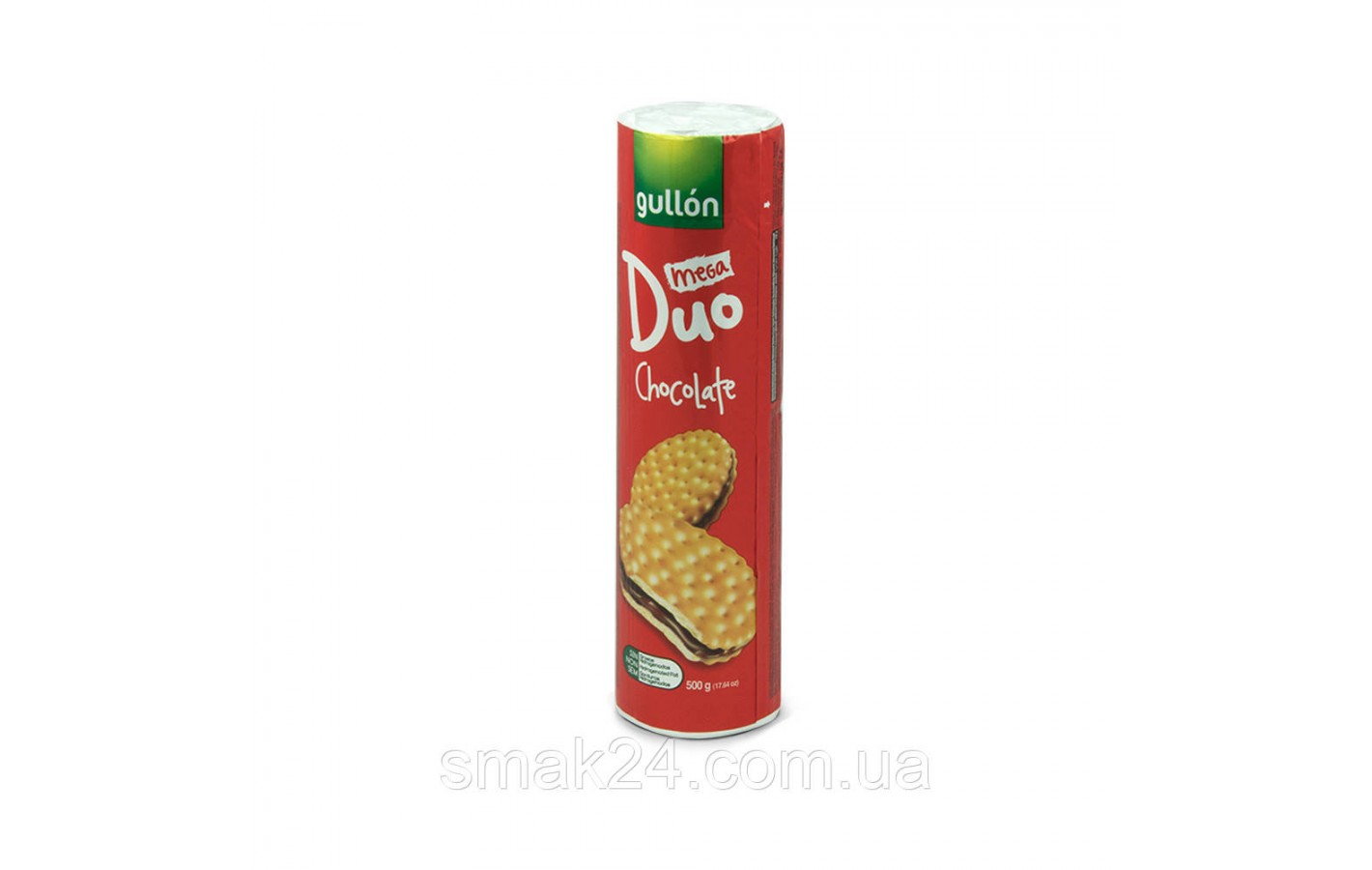 Печенье сэндвич без трансжиров  Duo Mega Temptation Double  с шоколадным кремом Gullon Испания 500 г