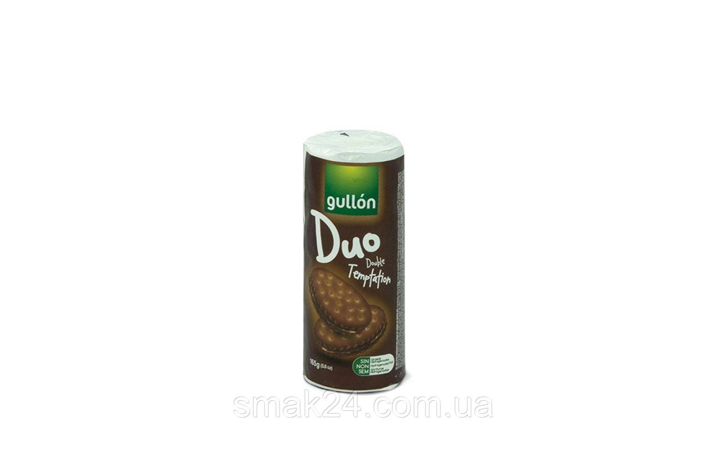 Печиво сендвіч без трансжирів Duo Mega Temptation Double з шоколадним кремом Gullon Іспанія 165 г