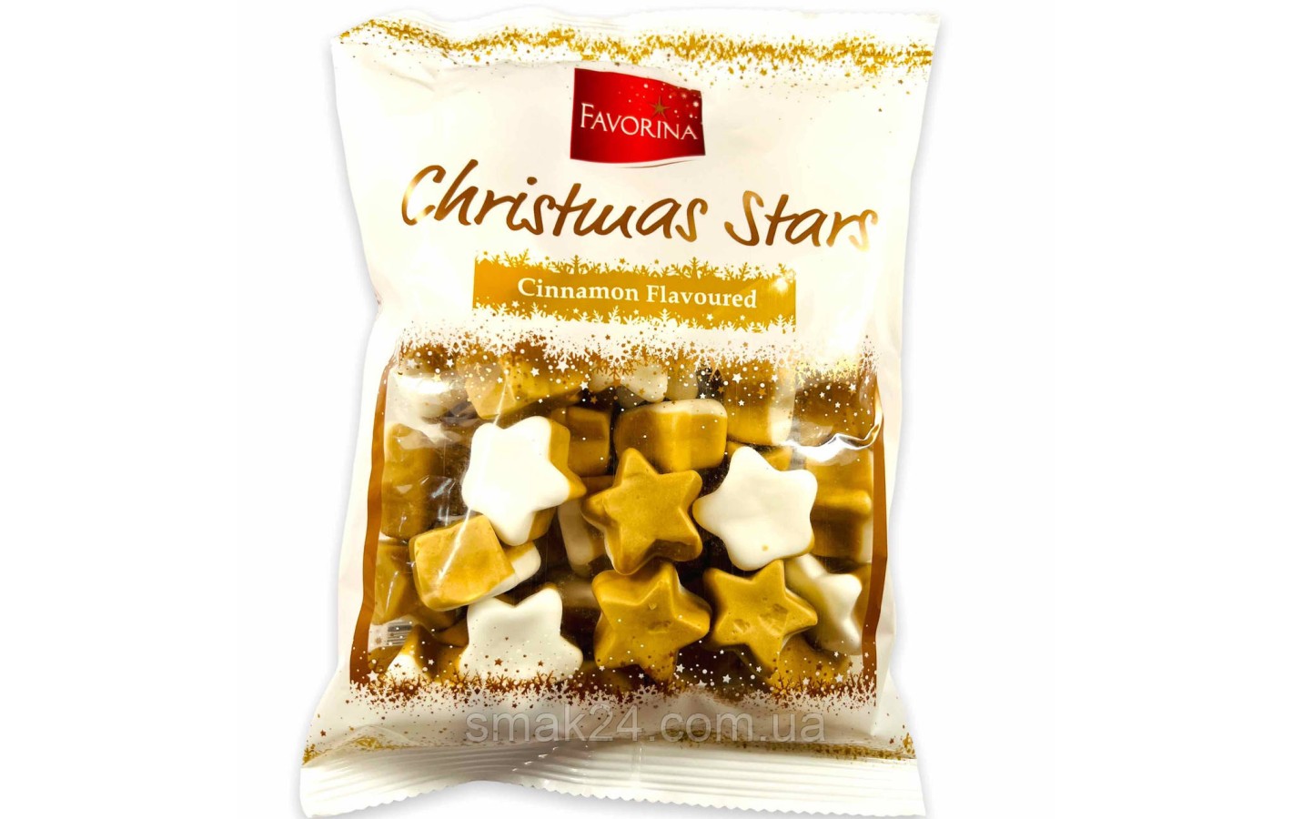 Желейні цукерки Різдвяні зірки Favorina Christmas Stars Німеччина 200г