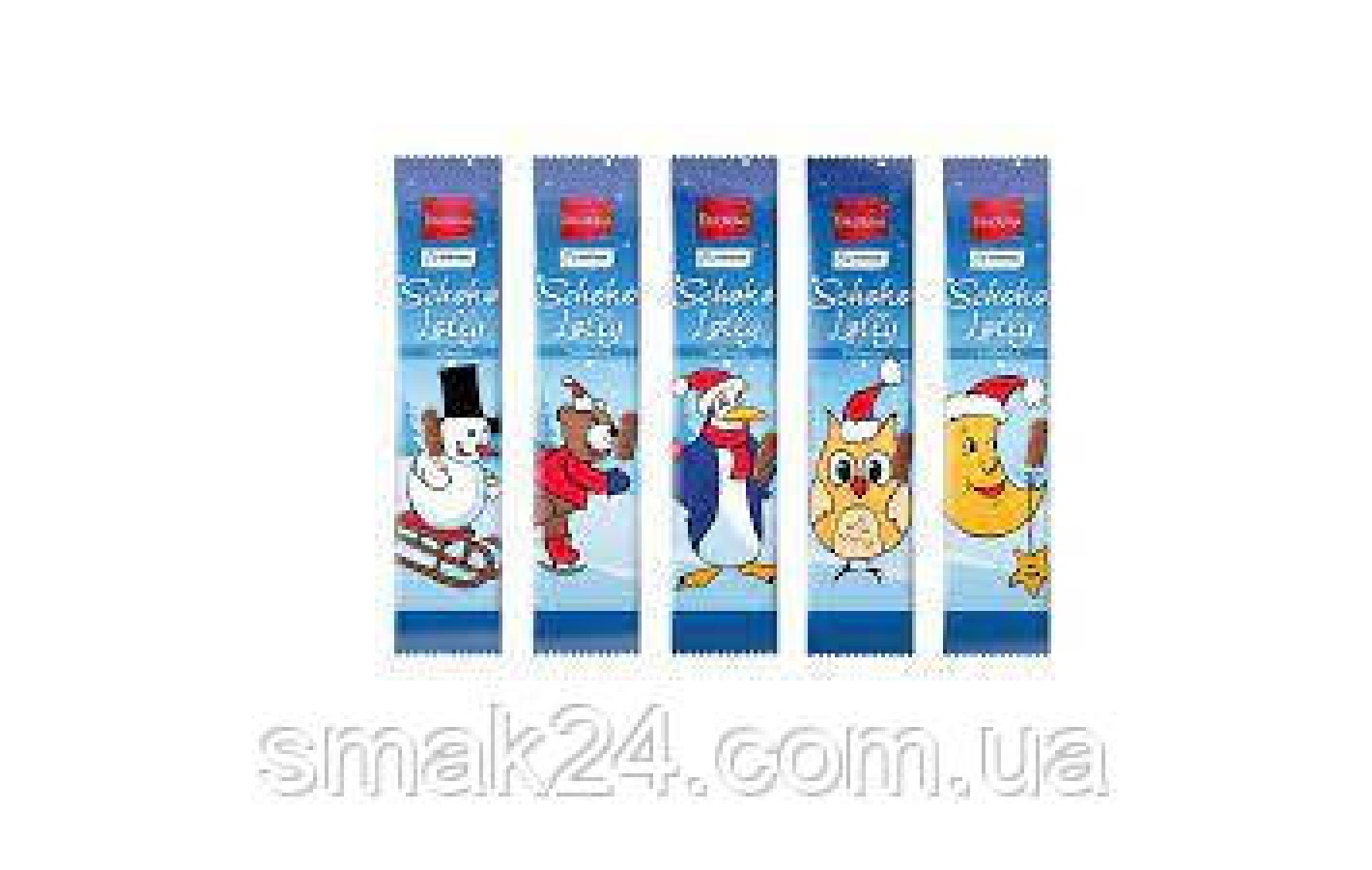 Шоколадный Снеговик на палочке Schoko Lolli Favorina Германия (10штх15г) 150г
