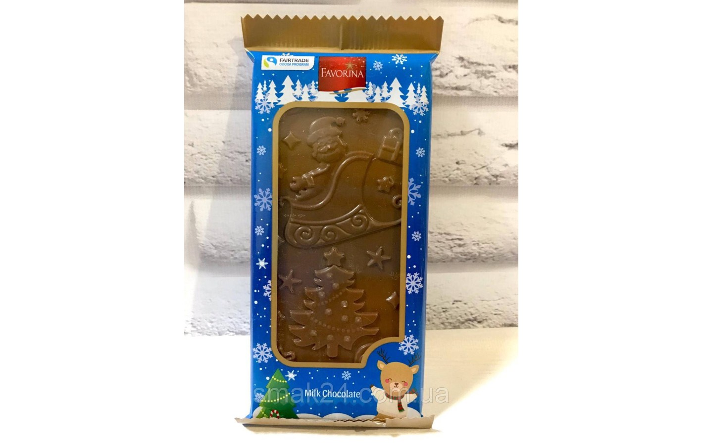 Шоколад молочный  Favorina Рождество Германия 100г