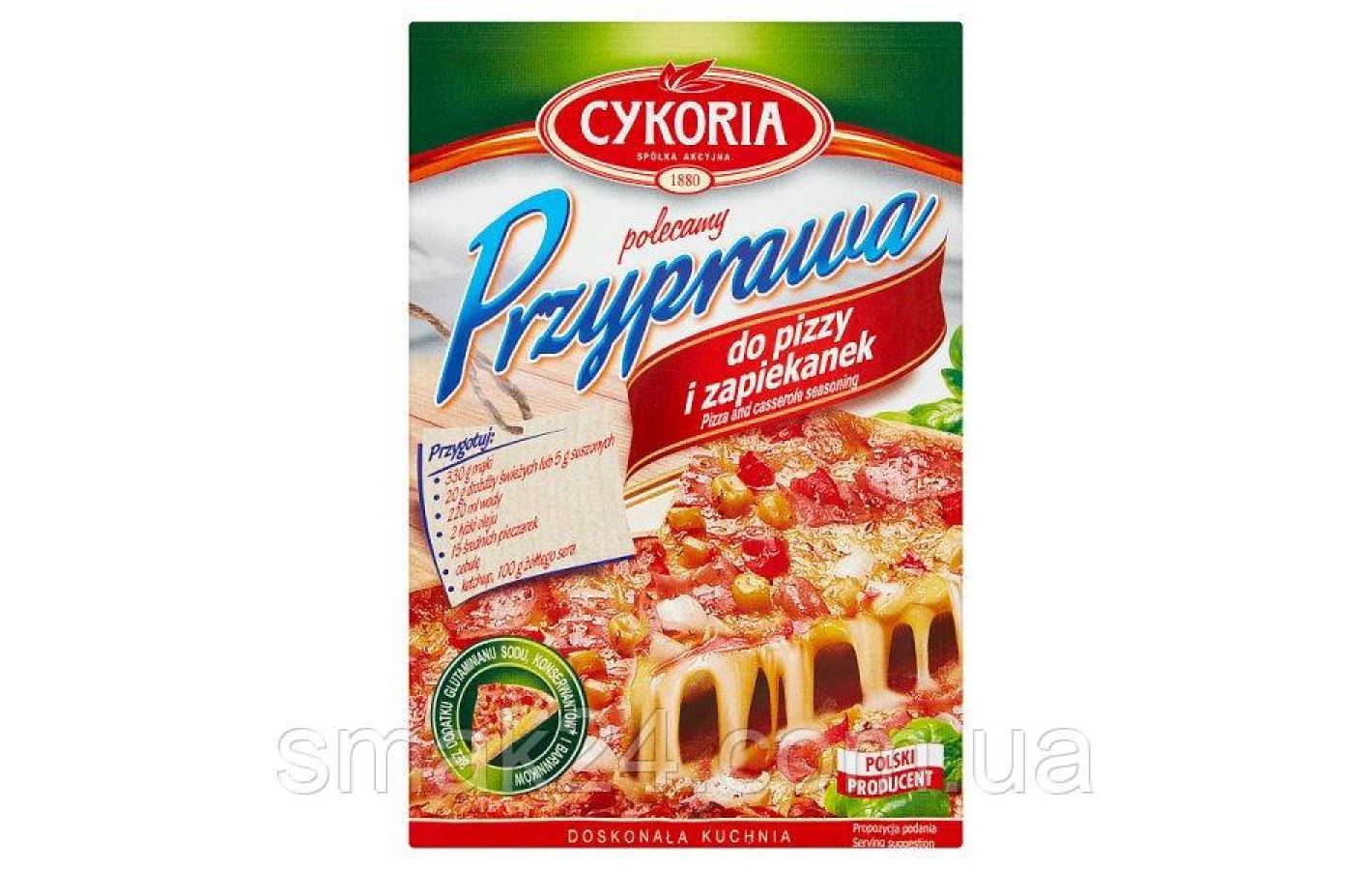 Приправа для піци та запіканок Cykoria 30 г Польща