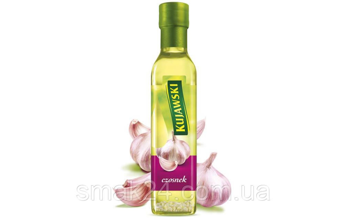 Масло рапсовое (растительное) с  чесноком Kujawski Польша 250г