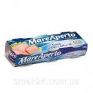 Тунець Mare Aperto Natural в оливковій олії 3х80 г Італія