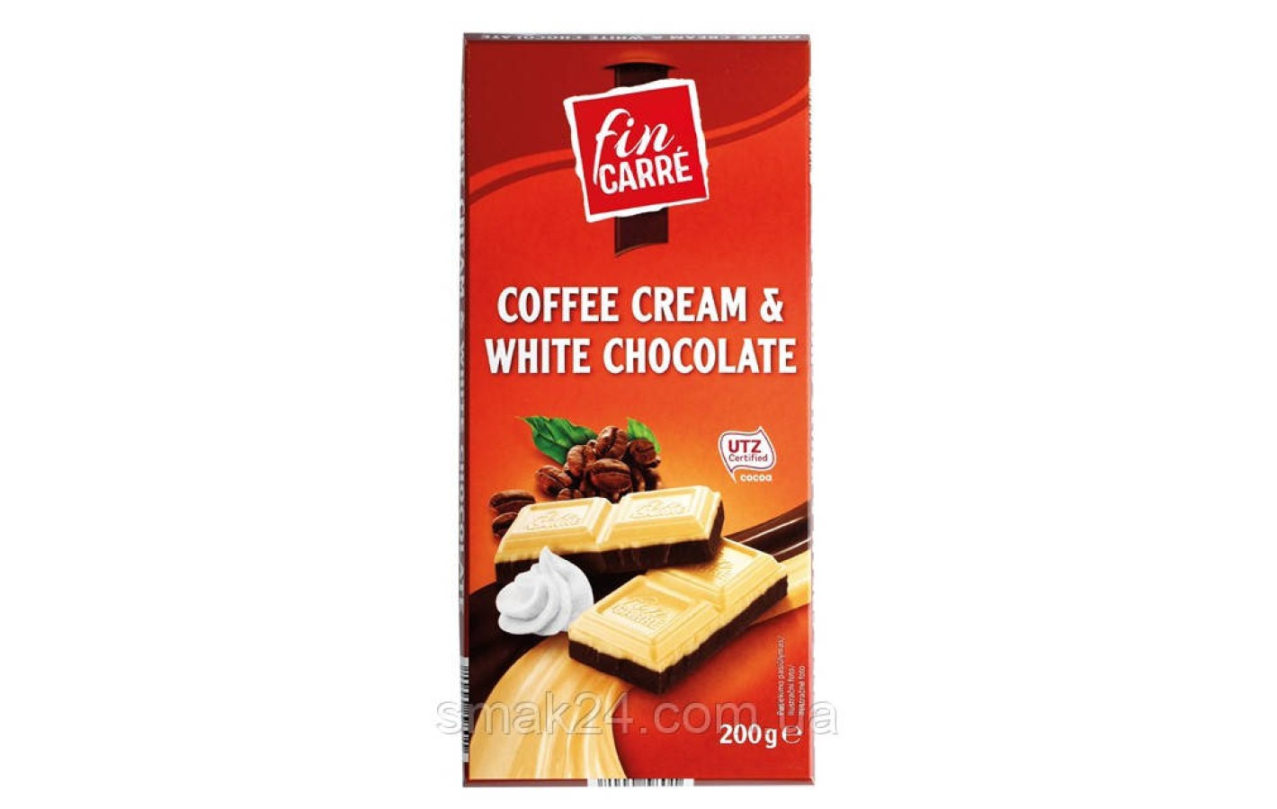 Шоколад Кавовий крем і білий Edel-Kaffee - Sahne Fin Carre Німеччина 200г