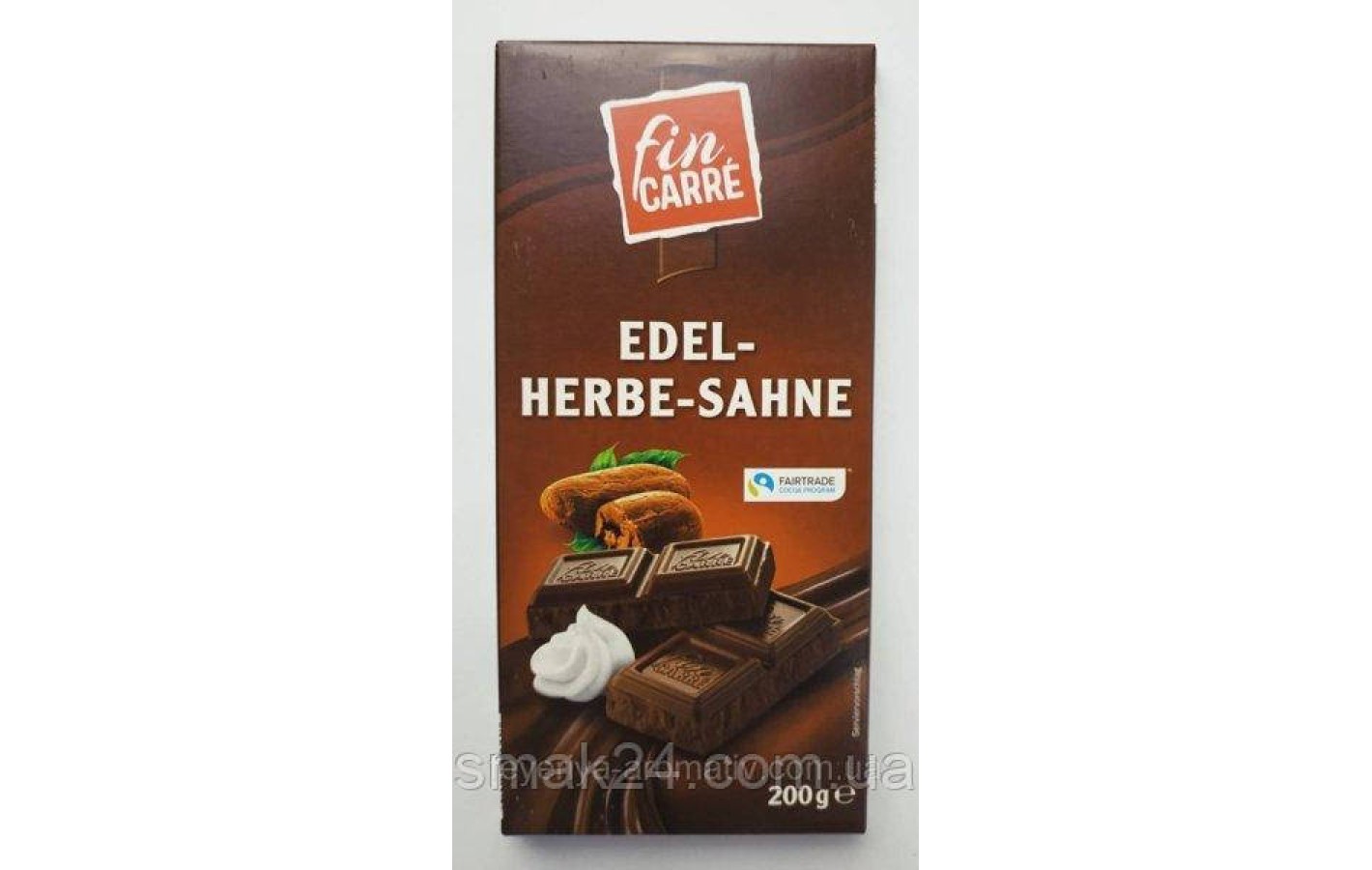 Шоколад чорний Fin Carre Edel-Herbe-Sahne Німеччина 200 г