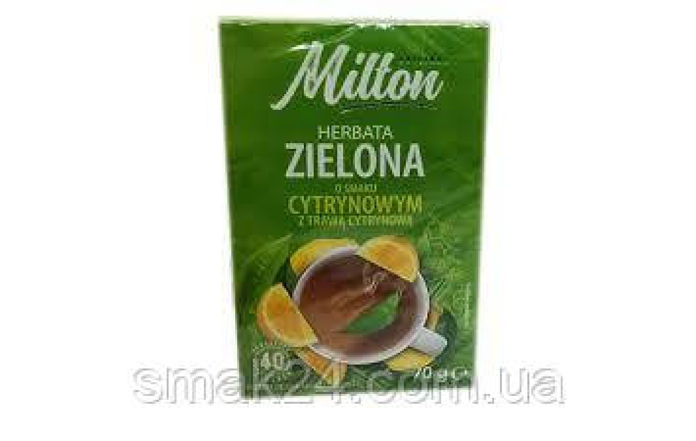 Чай зеленый Milton с грейпфрутом Польша (40 пакет) 70г