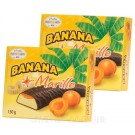 Конфеты шоколадные  Banana Marille (Банановое суфле с абрикосом) Hauswirth Австрия 150г