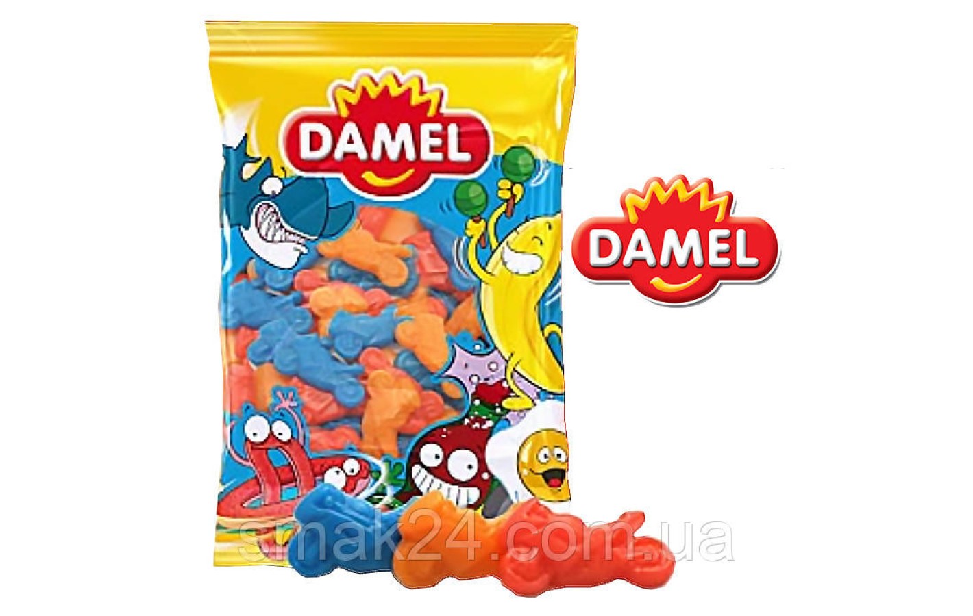 Желейные конфеты без глютена Мотоциклы Damel Motos 1 кг Испания