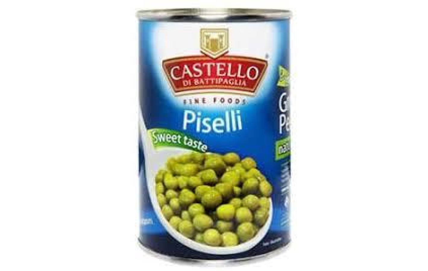 Зеленый горошек Castello Green |Peas 400г Италия