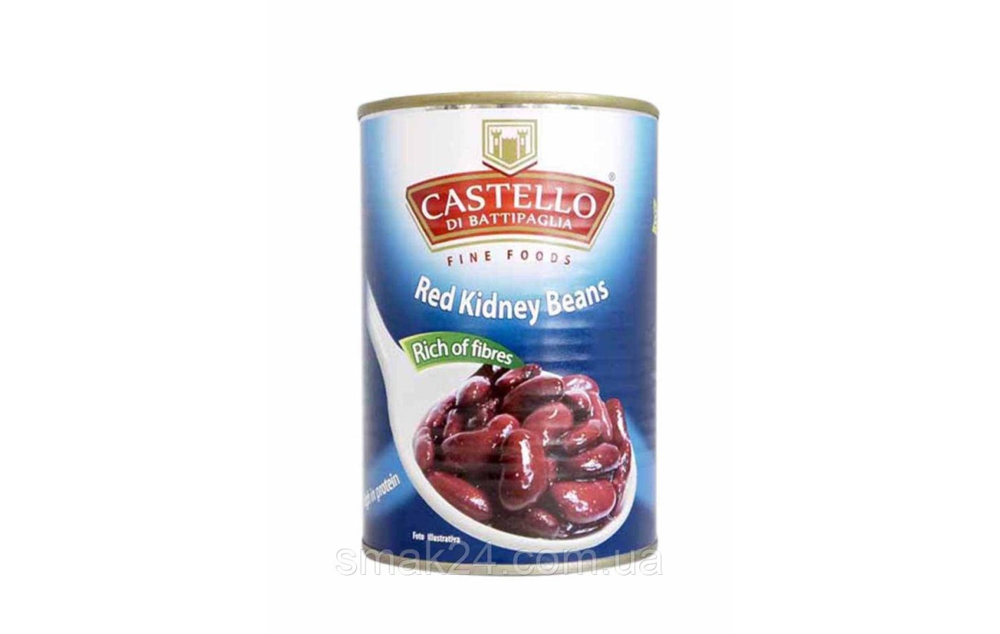 Фасоль красная Castello Red Kidney Beans 400г Италия