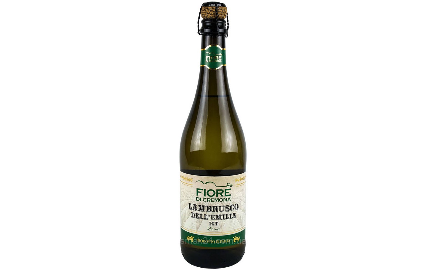 Вино напівігристе Fiore di Cremona Lambrusco Dell`Emilia IGT Bianco біле напівсолодке 0.75 л Італія