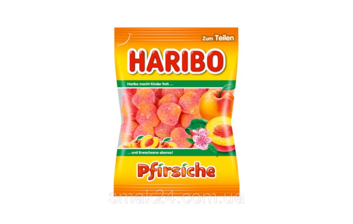 Желейні цукерки Haribo Pfirsiche Персики Німеччина 200г