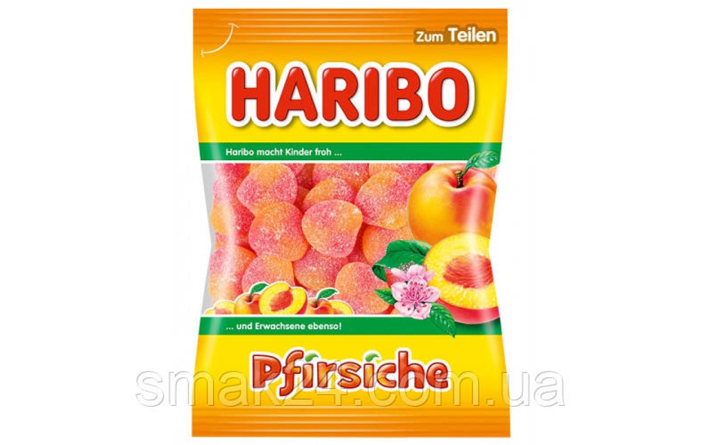 Желейні цукерки Haribo Pfirsiche Персики Німеччина 200г