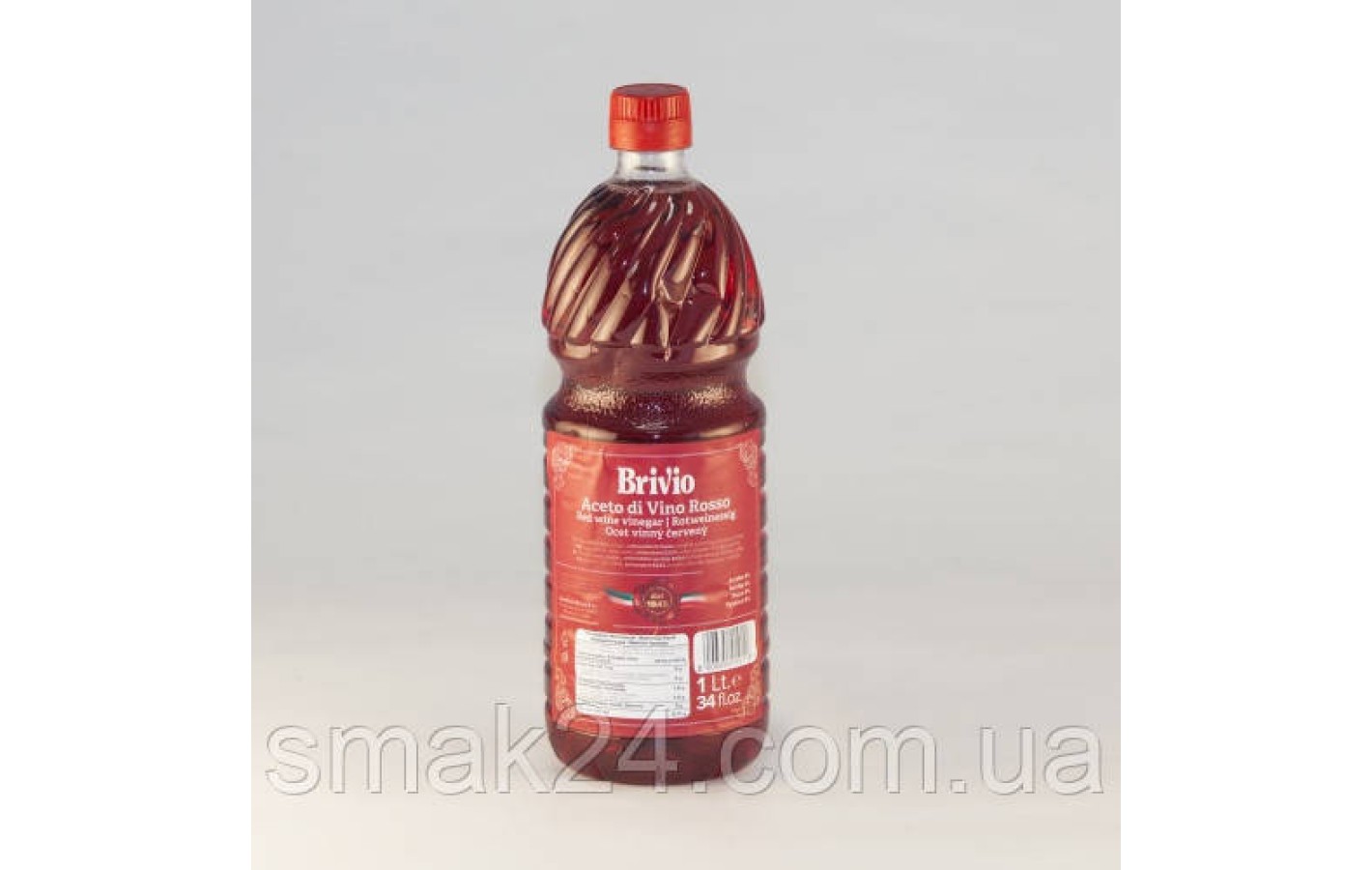 Винный уксус красный Brivio aceto di Vino Rosso  1л Италия