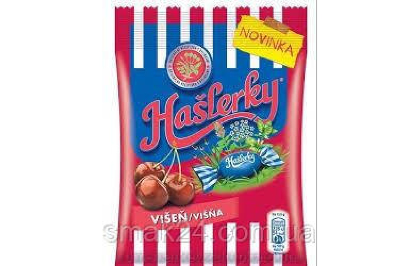 Леденцы на травах с вишней Haslerky Visen Nestlé 90г Чехия