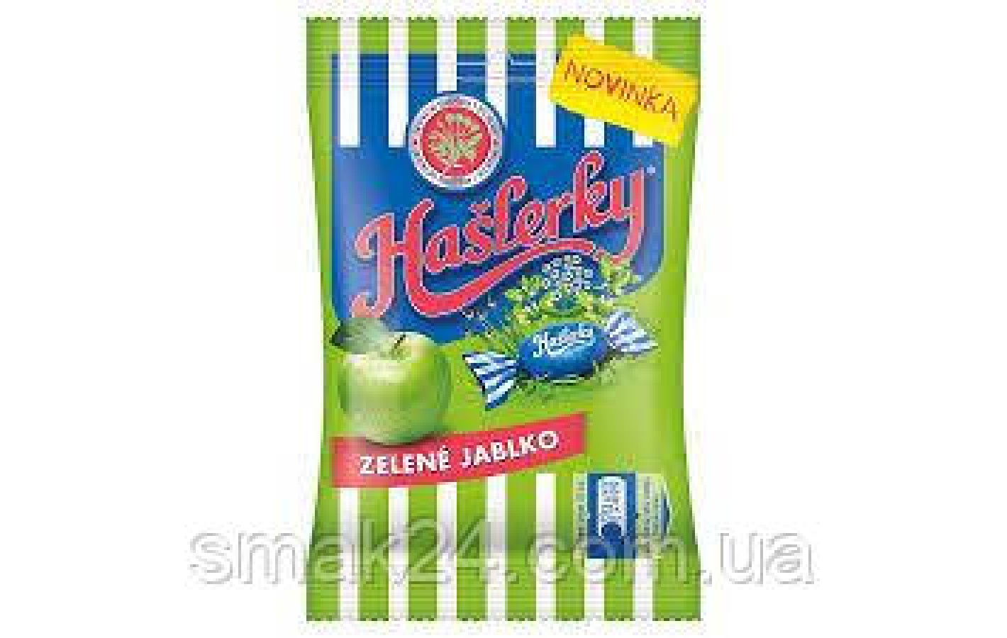 Леденцы на травах с яблоком Haslerky Zelene Jabloko Nestlé 90г Чехия