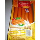 Сосиски копченые куриные parowki wedzone z kurchat 1 кг.