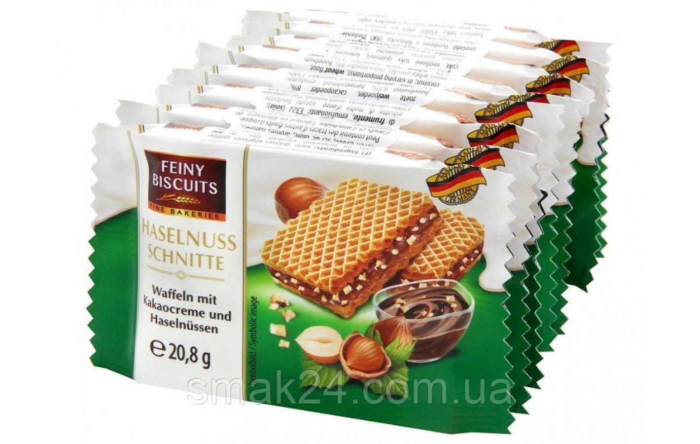 Вафлі з лісовим горіхом Feiny Biscuits Haselnuss Schnitte 20.8 г Австрія