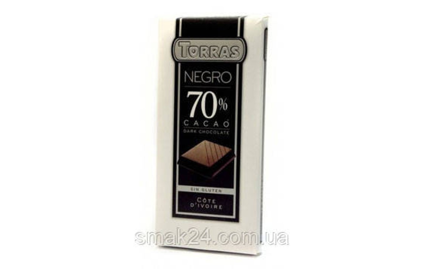 Шоколад черный БЕЗ ГЛЮТЕНА 70% какао Torras negro Испания 200г