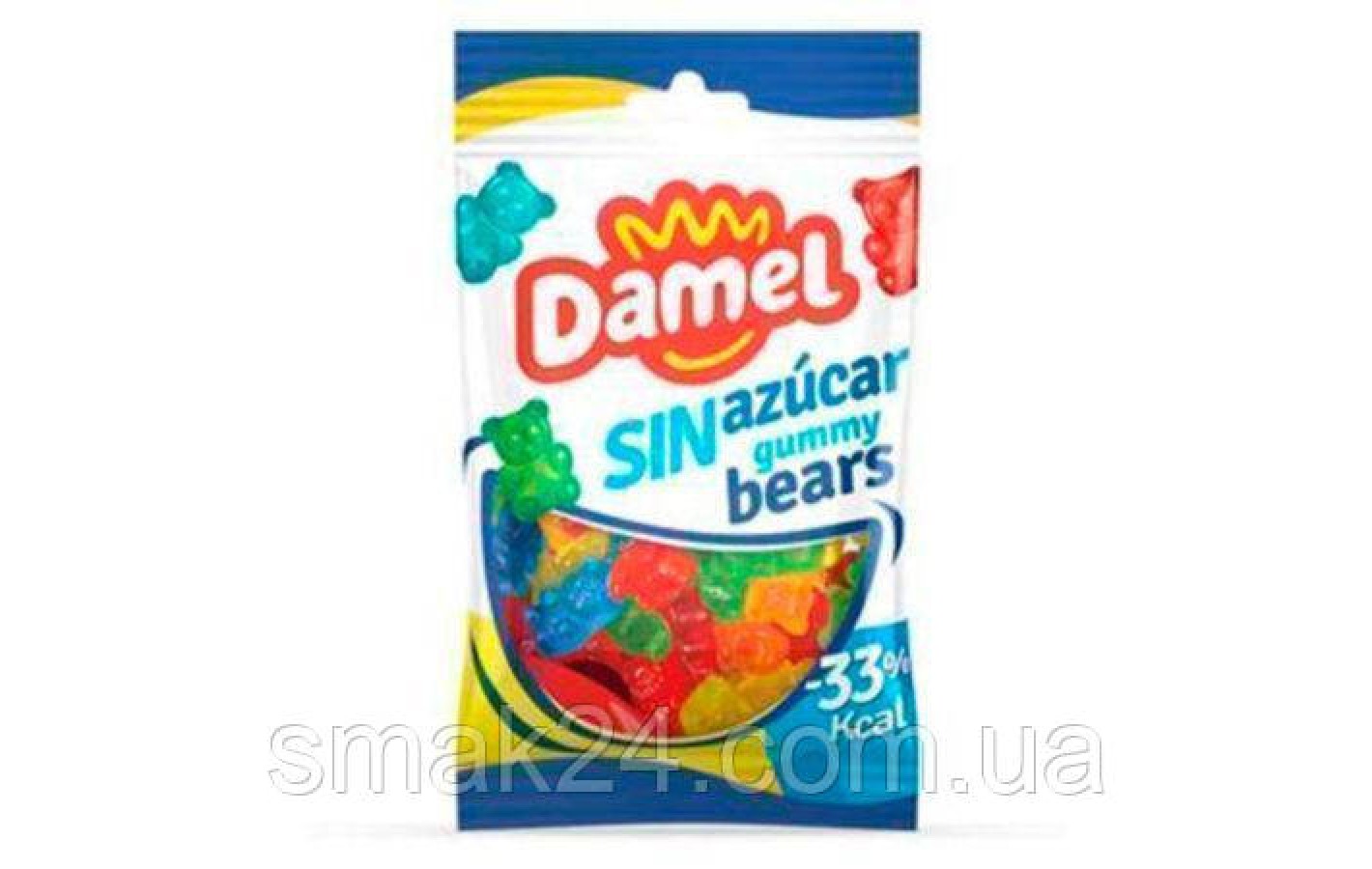 Желейные конфеты БЕЗ САХАРА и ГЛЮТЕНА Damel Sin azucar Sweet Mix (сладкий микс) Испания 90г