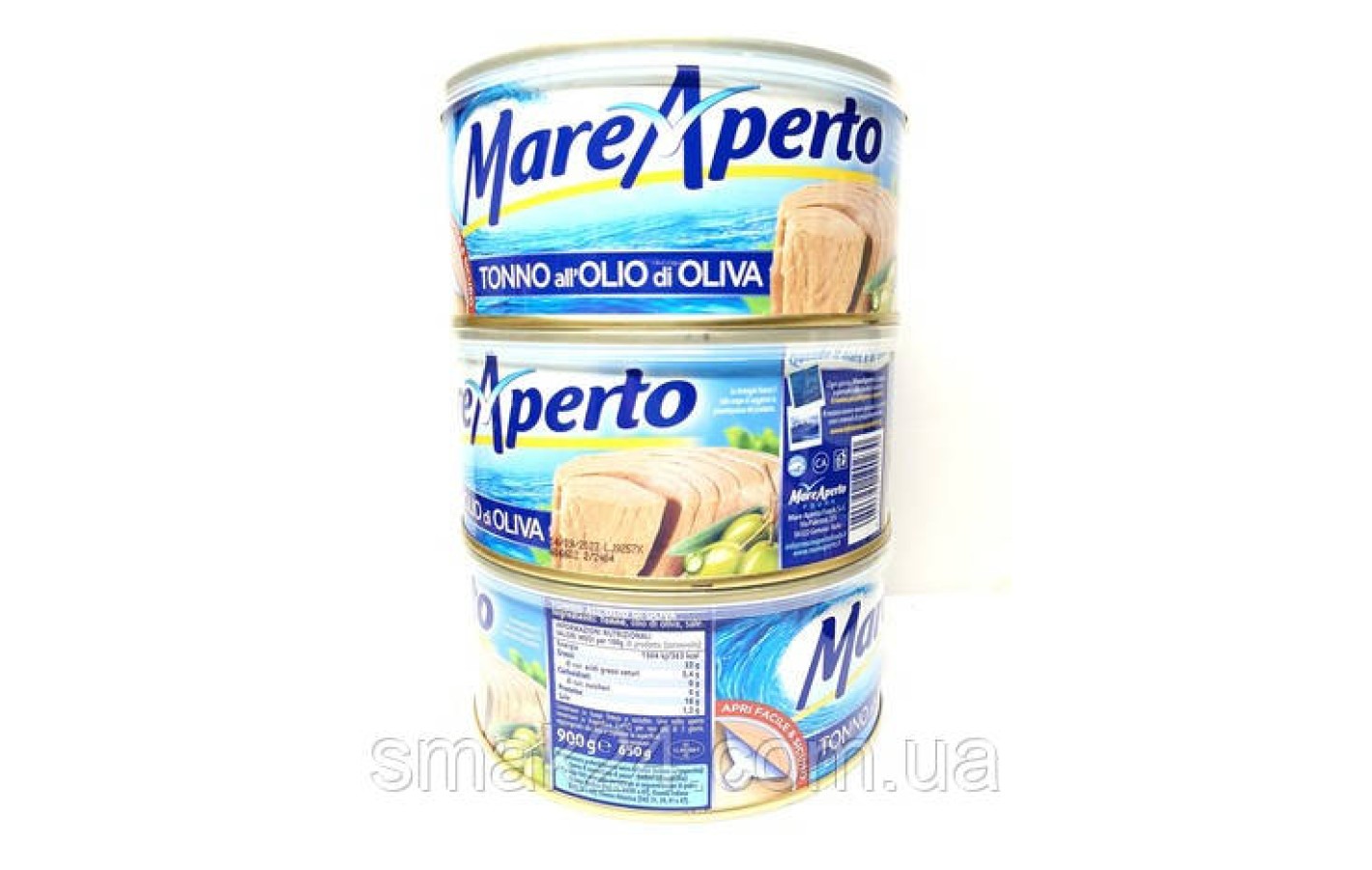 Тунец в оливковом масле MARE APERTO Tonno all Olio di Oliva Италия 900г