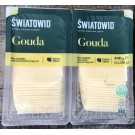 Сир у пластинках Gouda Swiatowid без консервантів 500 г (2 х 250 г) Польща