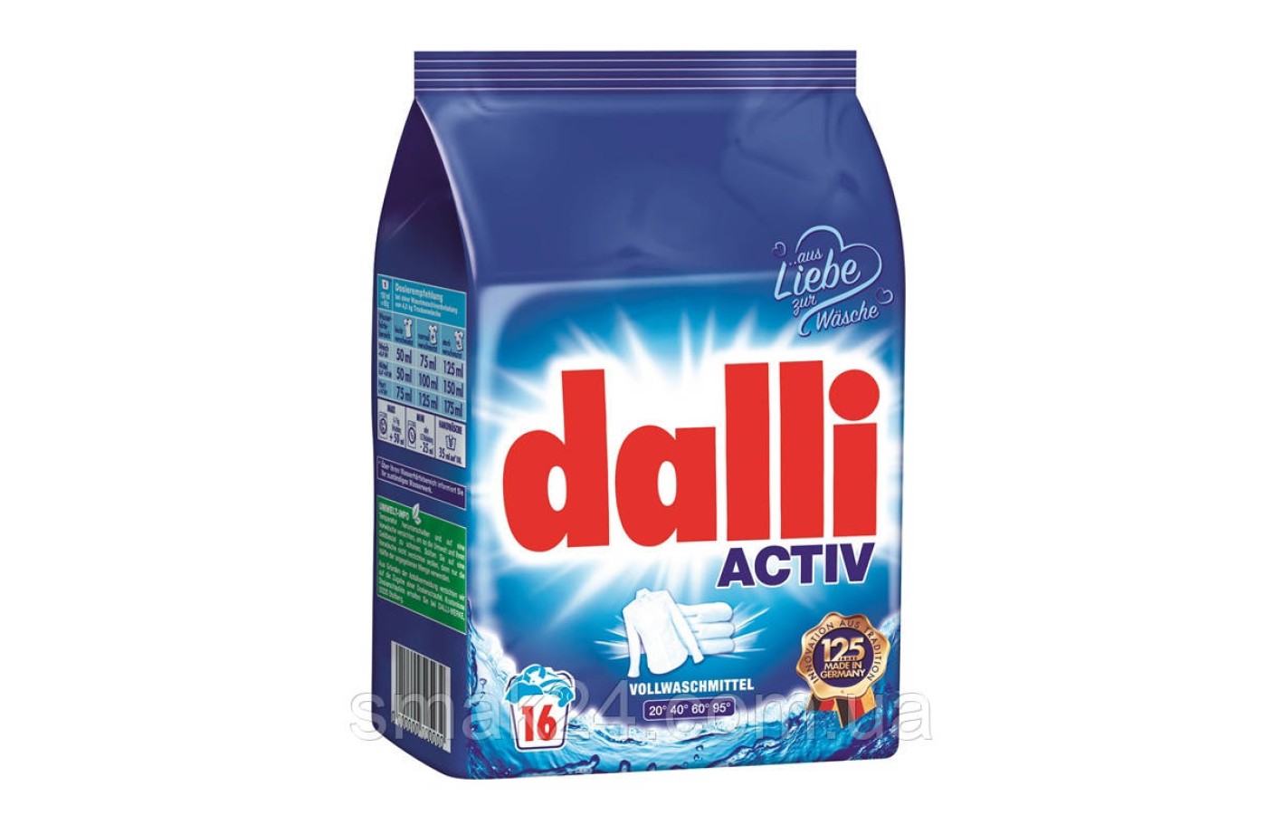 Порошок для стирки Dalli Activ универсальный, 1.04 кг (16 стирок)