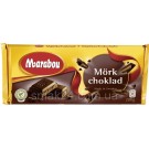 Швейцарский темный шоколад 44% какао Marabou Mork Choklad 185 г