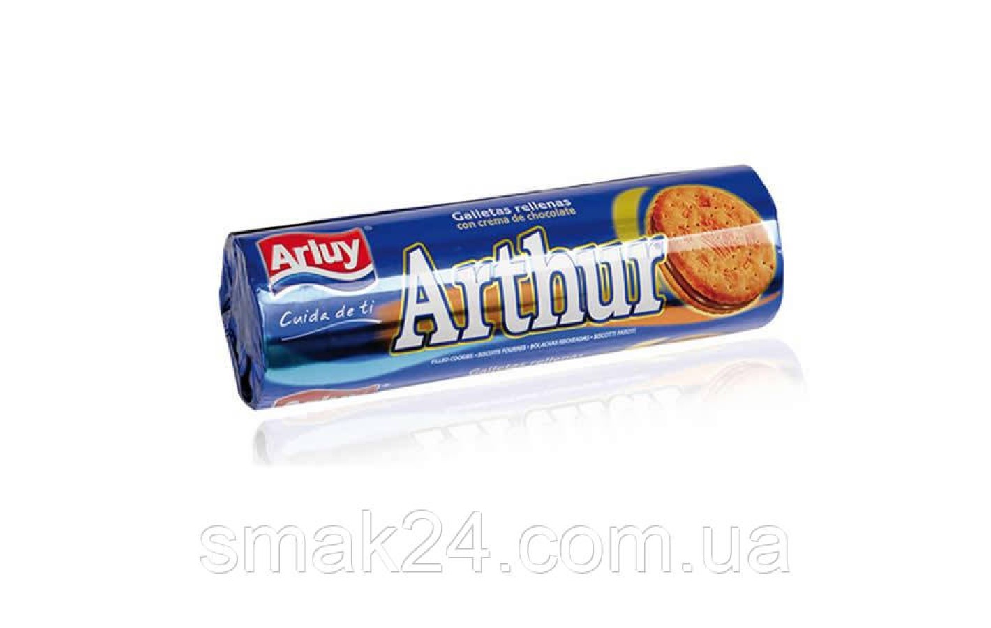 Печиво сендвіч із шоколадним кремом Arluy Arthur Іспанія 250 г