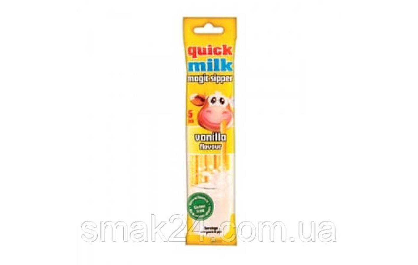 Трубочки для молока Vanilla Quick Milk Magic Sipper Flavour (5x6г) 5 шт.Польща